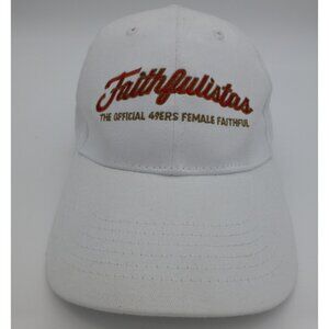San Francisco 49ers Faithfulista Adjustable Hat (1 small stain at back)